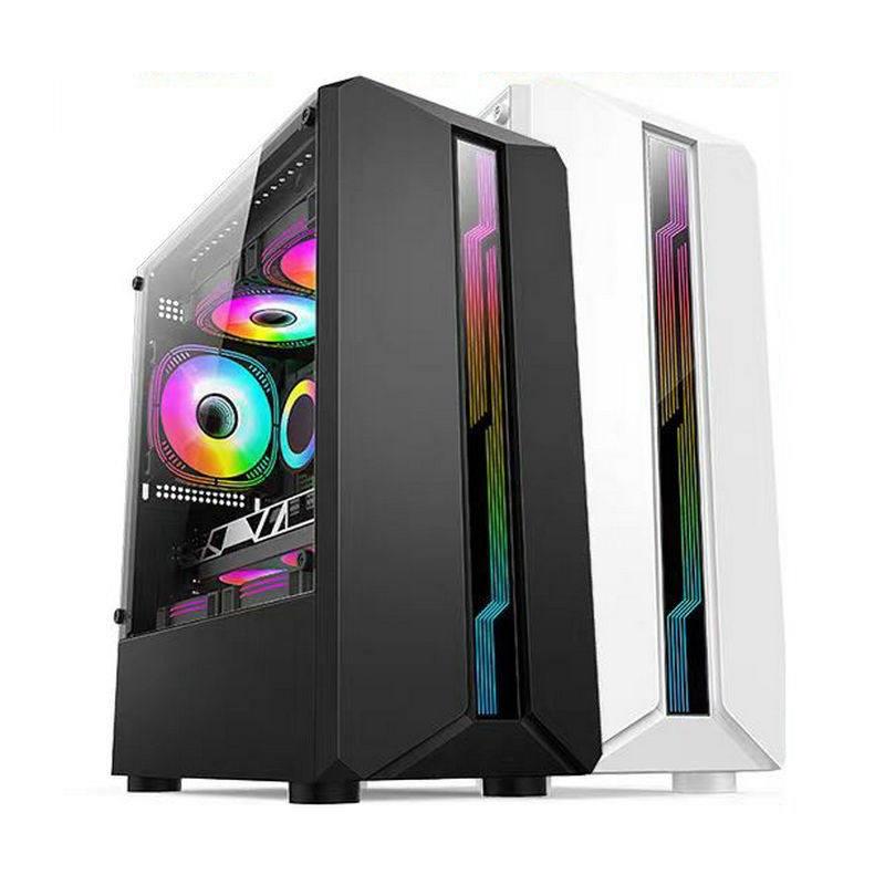 光遇3301侧透MATXp组装RGB电脑机箱电源台式机中小主板防尘240水