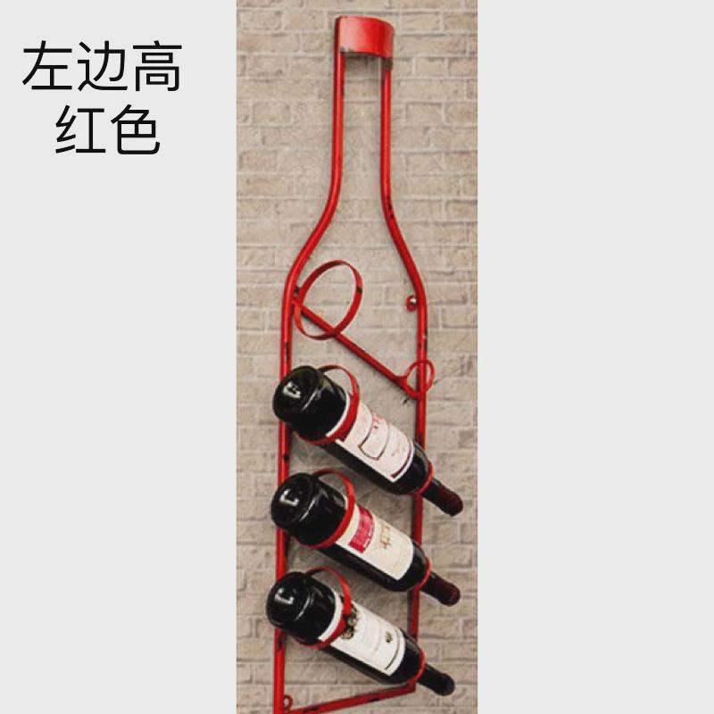 欧式红酒架壁挂装饰葡萄酒柜红吧台置物架挂墙悬挂高脚酒杯架倒挂