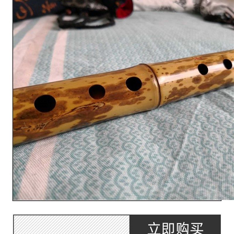 斑竹 湘妃竹八孔洞箫专业演奏洞箫G/F/E调  默默西风音乐铺