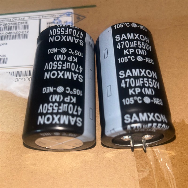 550V470uf低内阻电容 快速充放C电闪光灯+电磁线圈 台产 35*60