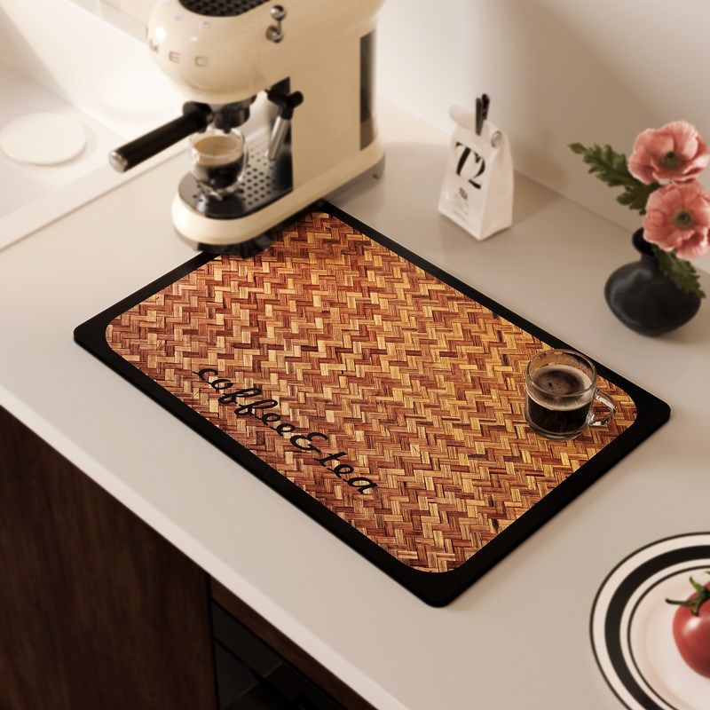 厨房台面沥水垫吸水垫餐具保护垫碗盘餐垫灶台水槽洗碗防烫置物垫,居家布艺,厨房地垫,淘宝优惠券,粉丝福利购,淘宝优惠卷