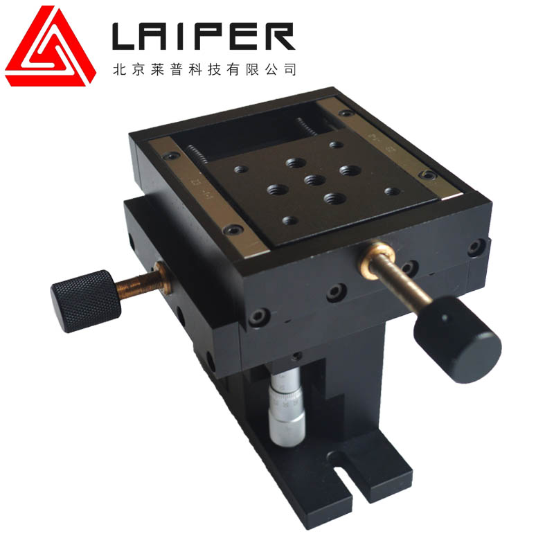 精密手动升降台Z轴位移工作平台垂直调整平移台光学实验移动滑台