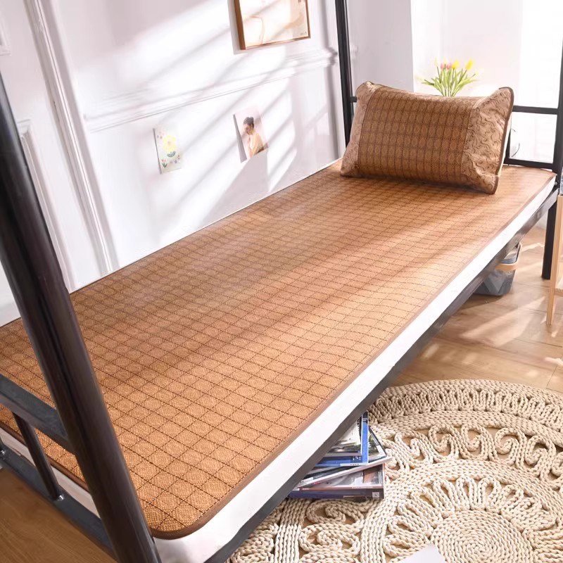 凉席学生宿舍单人夏季草席子夏天可折叠家用婴儿藤席儿童竹席可用