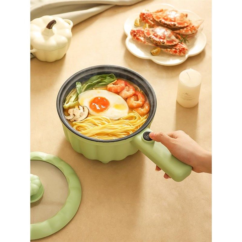 宿舍好物学生锅煮面锅泡面碗插电小锅小型泡面锅多功能电煮锅迷你,厨房电器,电煮锅,淘宝优惠券,粉丝福利购,淘宝优惠卷