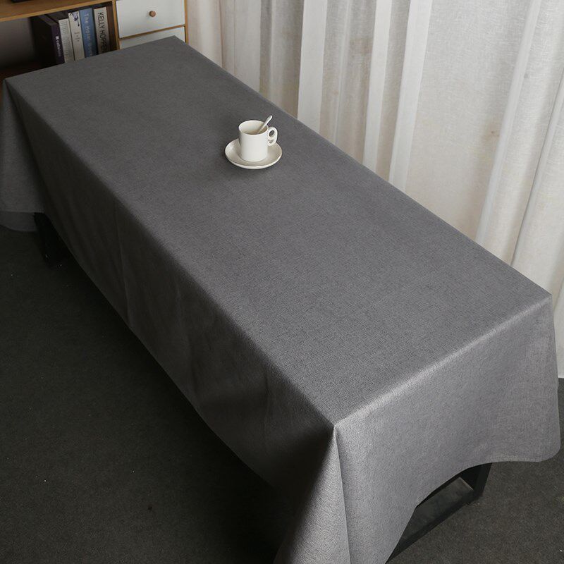 红色桌布加厚加密防水大尺寸长方形桌布茶桌餐桌酒店会议桌布定制