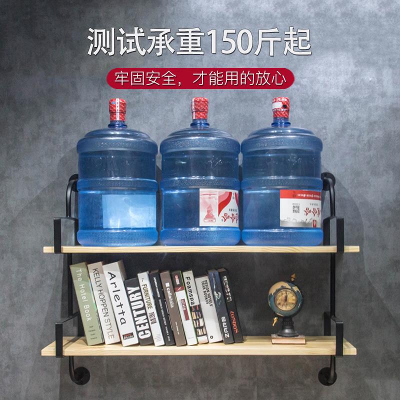 铁艺壁挂墙壁置物架厨房客厅书y架子多层一字隔板墙上收纳架承重