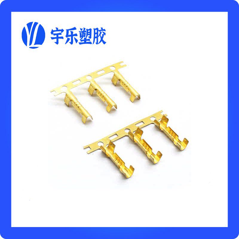 1号U型铜碰焊x0.25厚 亚线扣连带端子压线端子横带 整卷10000只