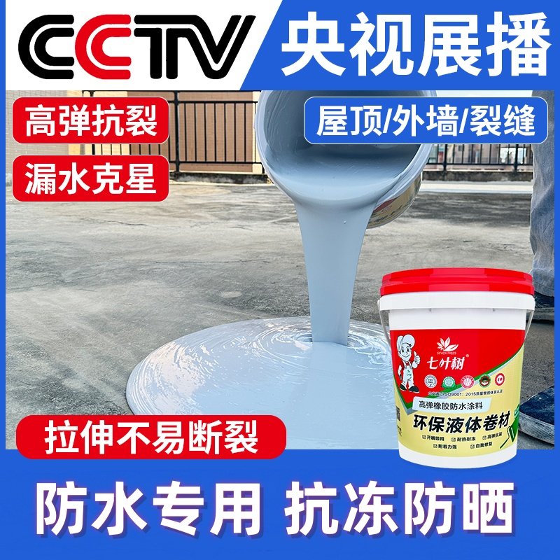 补漏防水胶屋顶平房防水材料堵漏王裂缝漏水地面T墙面聚氨酯涂料