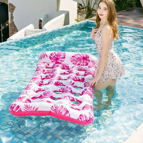 浮排成人泳池充气玩具新款加厚浮椅女生游泳圈浮床水上漂浮充气床