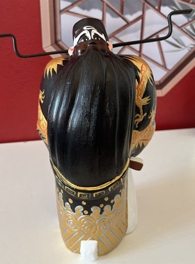 非遗泥人张摆件-包公包青天包拯摆件办公桌摆件送法院法官领导