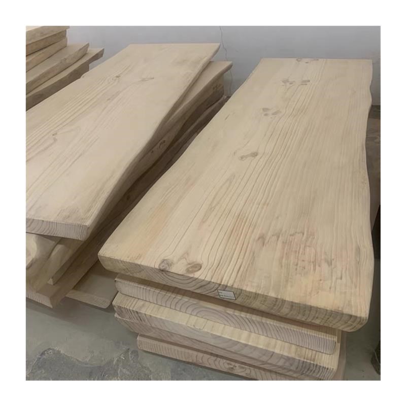 整张实木板材定制原木茶桌大板松木餐桌台面整板茶台桌板办公长桌