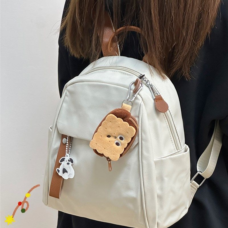 日系ins轻便小背包 简约百搭大学生小号双肩包旅游迷你小书包包女