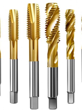机用丝锥含钴丝攻螺l纹m4丝攻钻头不锈钢螺旋先端m6攻牙钻头m10m1