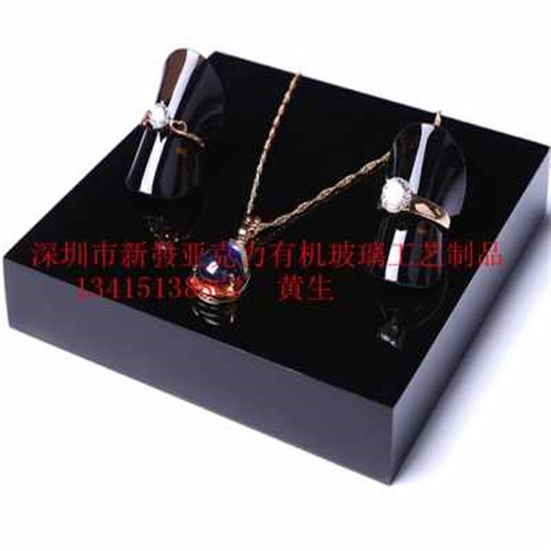 厂促厂销亮亚克力黑色倒影定制50mm加工有机玻璃磨砂板1黑色板品