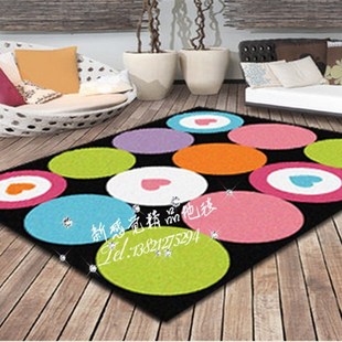 制作手工晴纶地毯/儿童房卡通地毯/卧室客厅地毯/可定尺寸。