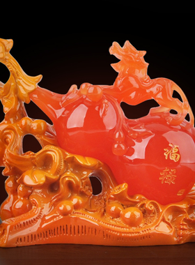 新中式招财葫芦保平安电视柜酒柜客厅家居装饰品摆件家用桌面摆设