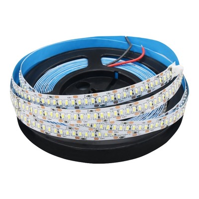 led软灯带线灯12V超亮自粘3014灯条客厅户外防水白光彩色柜台光带