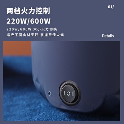 电煮锅多功能学生迷你家用宿舍泡面锅插电一体不粘锅电热锅电火锅