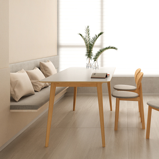 森川家具简约洽谈接待桌椅组合休闲桌长方桌咨询室会客桌谈单桌子