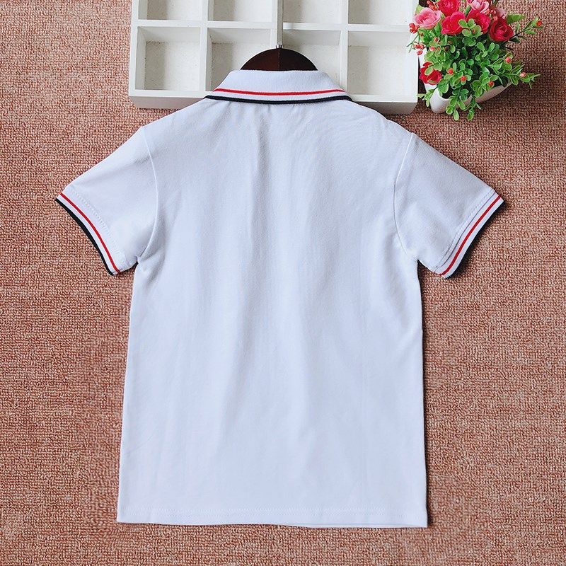 儿童校服夏款短袖POLO衫男女童小学生纯棉白色T恤中大童女孩童装,童装/婴儿装/亲子装,校服/园服,淘宝优惠券,粉丝福利购,淘宝优惠卷