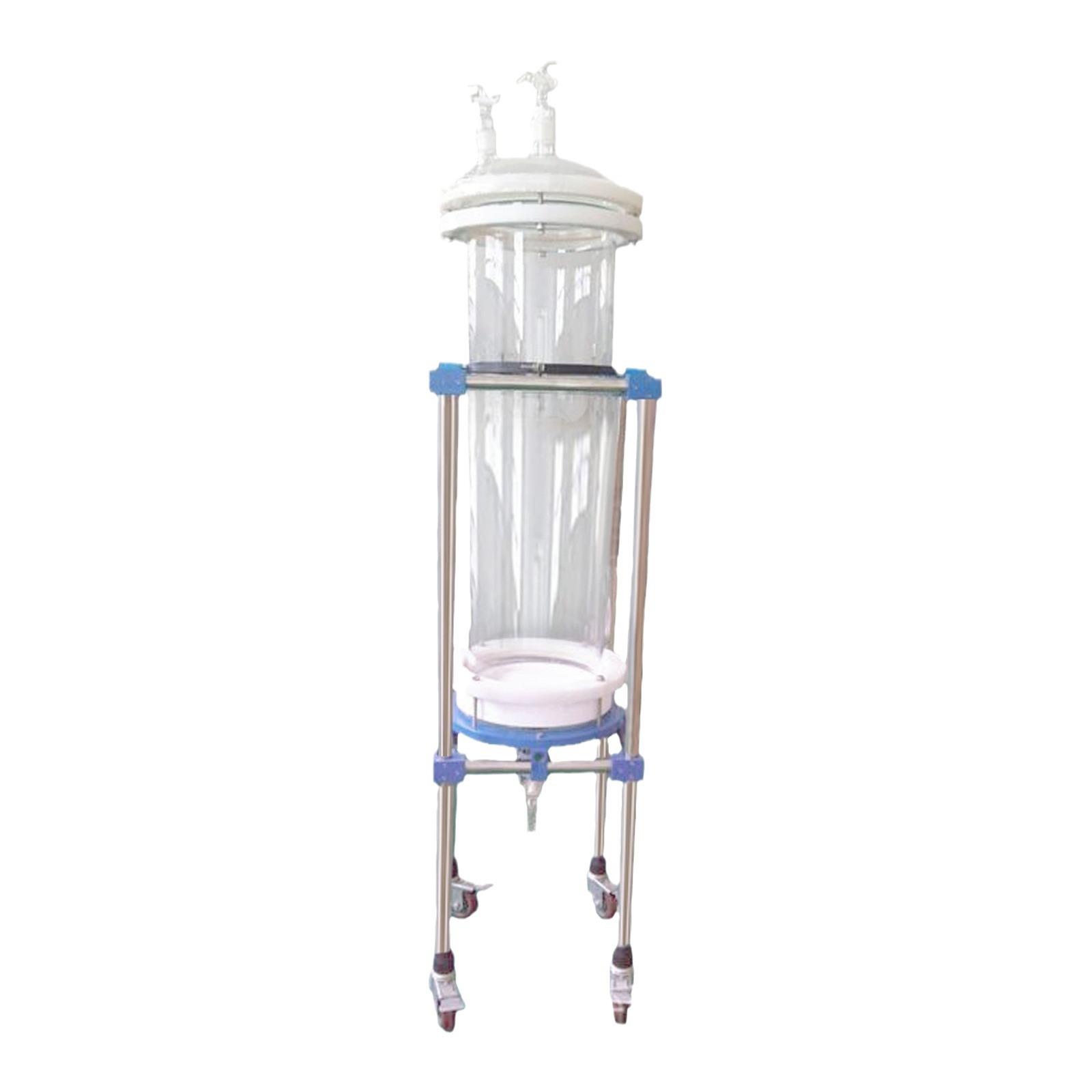 杜马司200*1500mm玻璃三联层析柱过滤仪器装置不锈钢离子交换