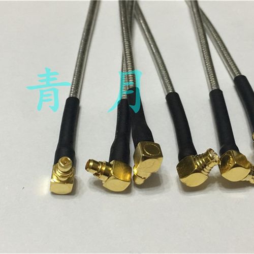 MMCX-JW/SMP-KW StMP母弯转MMCX公弯高频AP微波信号测试金属半柔