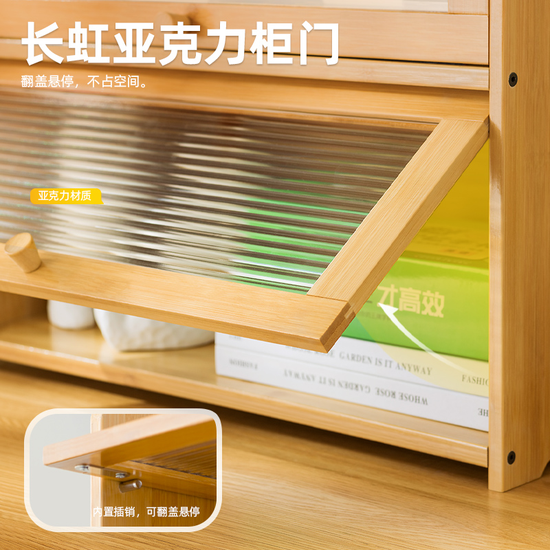 简易桌上书架学生宿舍桌面置物架办公桌多层收纳架书桌转角小书柜
