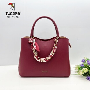 时尚 女包2025新款 真皮气质高档手提包0661 啄木鸟专柜正品 TUCANO