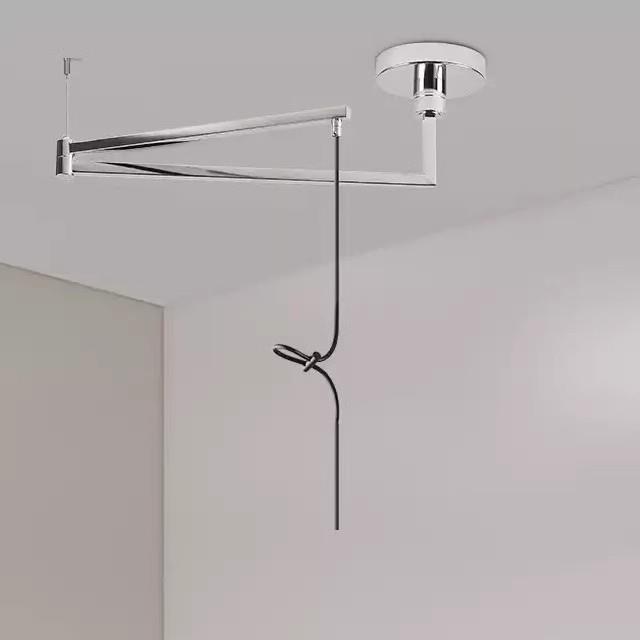 吊灯移位器配件 吊灯摇臂伸缩移位灯架 可移位调节吊灯DIY餐厅灯