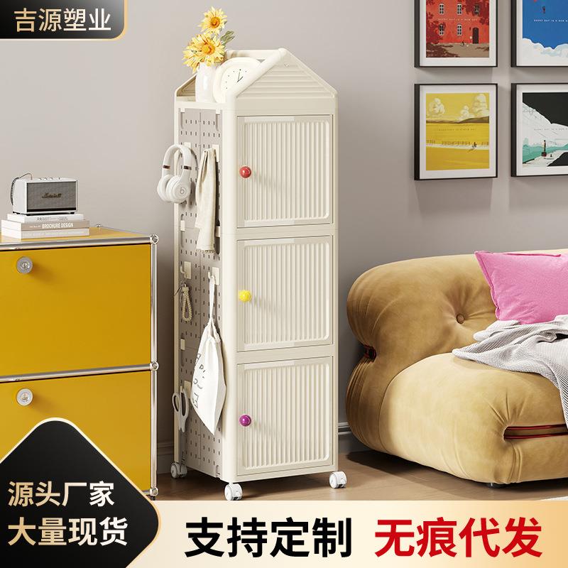 家用旋转置物架学生书本收纳柜书房书架客厅书柜落地可折叠置物架