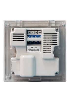 爱普瑞86开关面板家用酒店楼梯按键延时开关220v延时可调BRT-105C