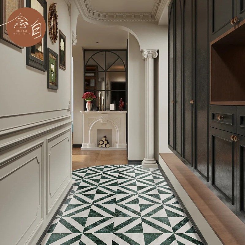 彷大理石马赛克磁砖石材拼花墙砖厨房化妆室浴室玄关饭厅防滑地砖,家装主材,仿大理石瓷砖,淘宝优惠券,粉丝福利购,淘宝优惠卷