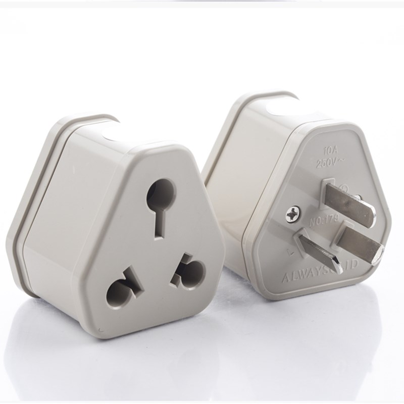加强版10A换16A转换插头空调转换插座油丁汀电暖桌10A转15A转换器