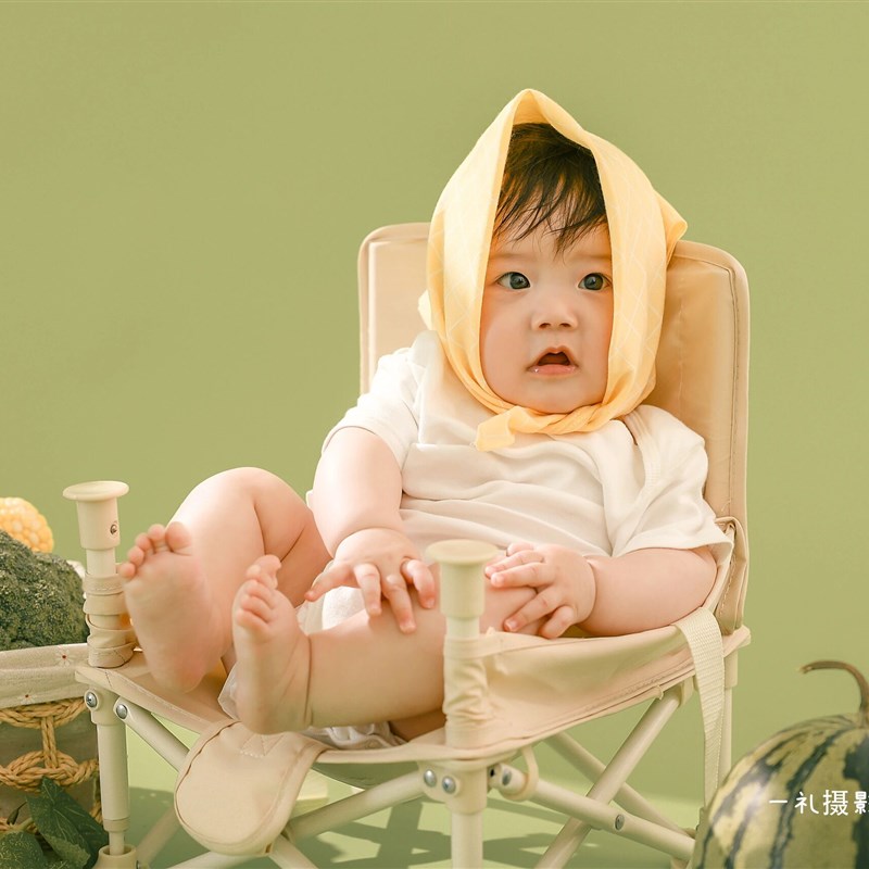 儿童摄影服装开荤蔬菜水果主题宝宝百天周岁照拍照服装拍摄道具