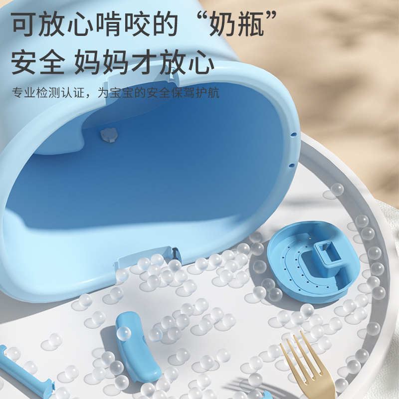 儿童洗澡桶宝宝家用泡澡桶小孩洗澡盆加厚沐浴桶浴盆浴缸可坐神器