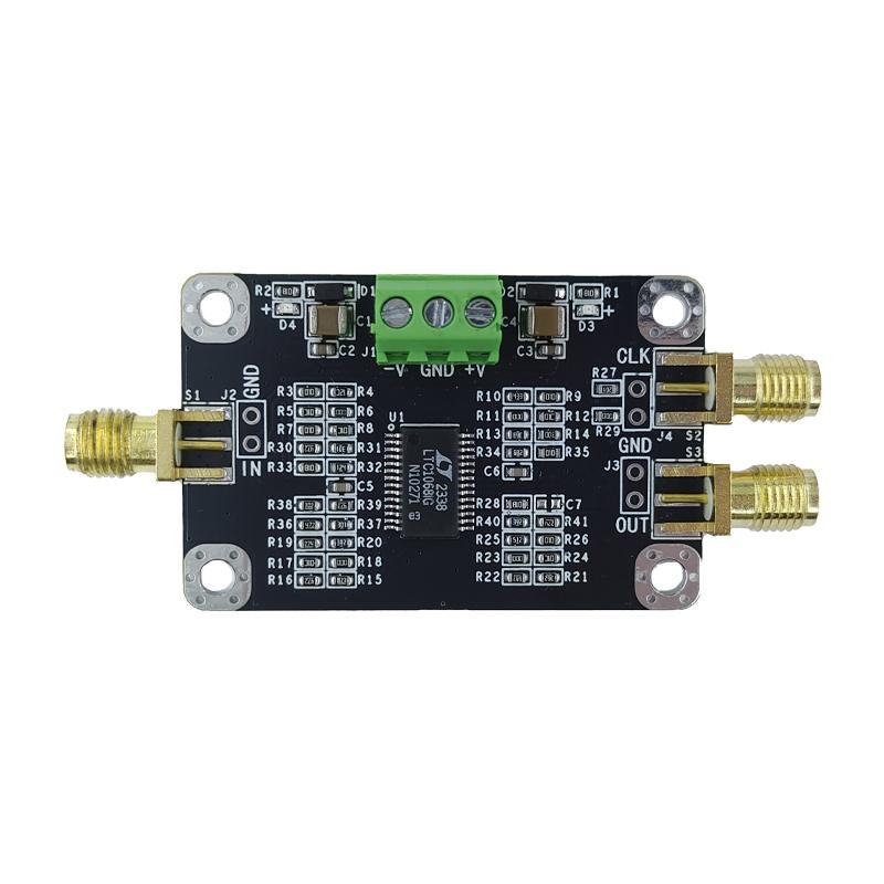 LTC1068模块 程控滤波器 八阶开关电容巴特沃斯带通滤波器模块
