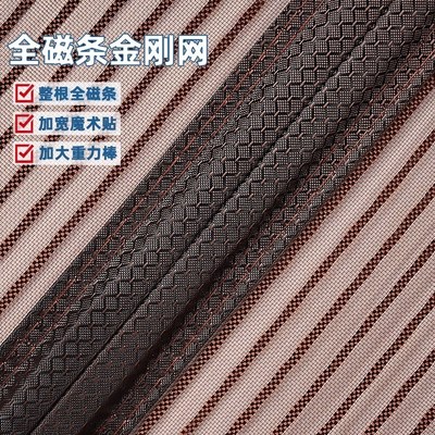 2025新款全磁条防蚊门帘金刚纱网夏天魔术贴免打孔磁性自吸沙窗门