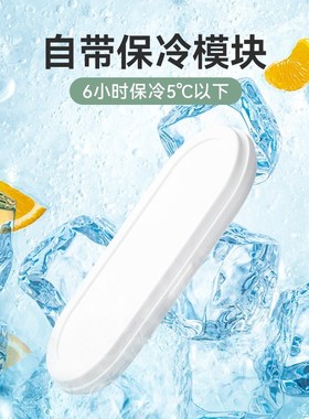 UKA保冷保鲜饭盒减脂餐盒夏天冷藏轻食沙拉便当盒上班族微波炉