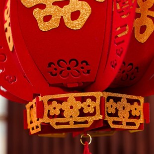 家用喜庆挂饰婚房装 结婚喜字灯笼2025新款 饰布置客厅阳台院子挂件