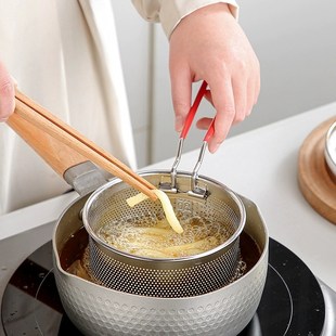 304不锈钢炸篮油炸漏网篮煮面捞面漏勺炸筐炸锅油锅麻辣烫过滤网