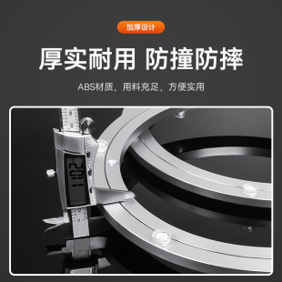 餐桌转盘底座轴承铝合金大理石实木圆桌玻璃桌子圆形旋转家用轨道