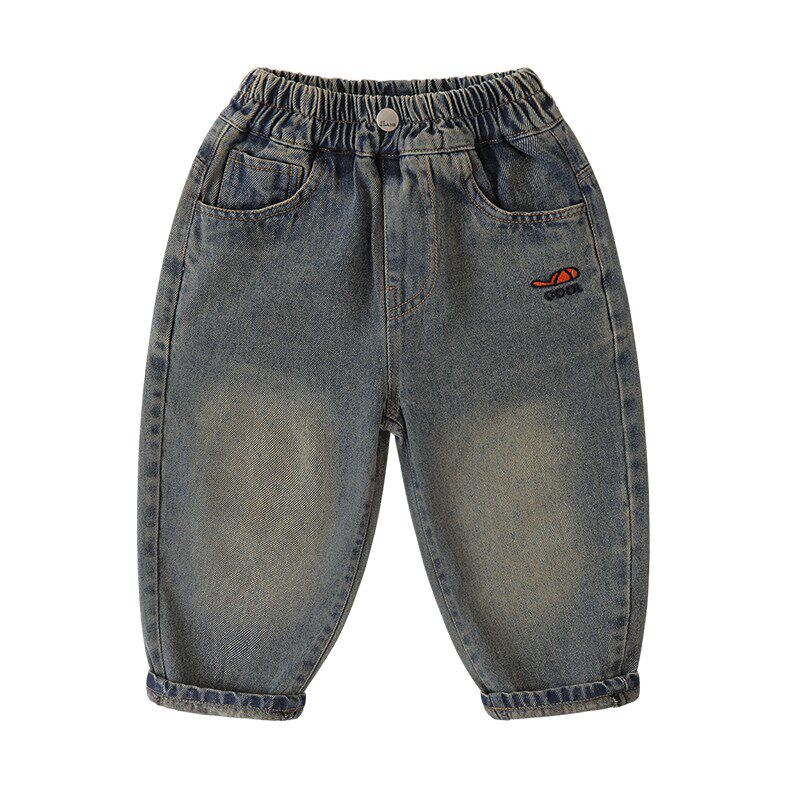 右欧男童牛仔裤女童裤子秋季新款酷帅儿童秋装衣服宝宝小童裤子,童装/婴儿装/亲子装,儿童牛仔裤,淘宝优惠券,粉丝福利购,淘宝优惠卷