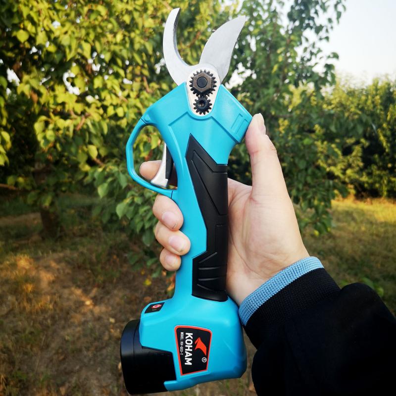 嘉航电动修枝剪果枝剪园艺剪充电式电剪刀剪枝机修枝果树剪刀包邮