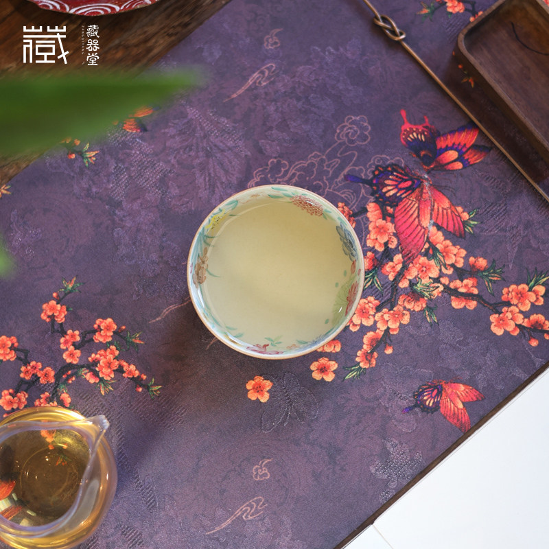藏器堂朴云堂祥云百花普洱杯茶杯