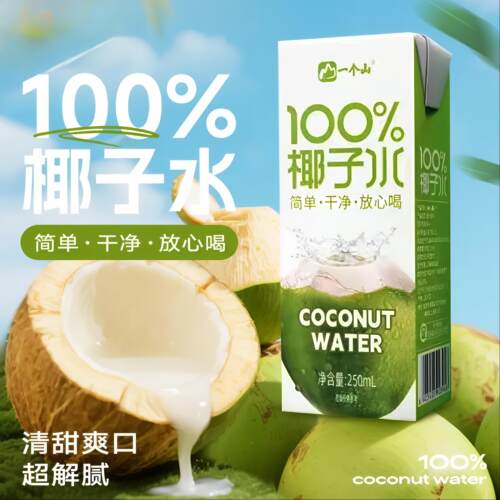 100%椰子水nfc椰子水果汁饮料