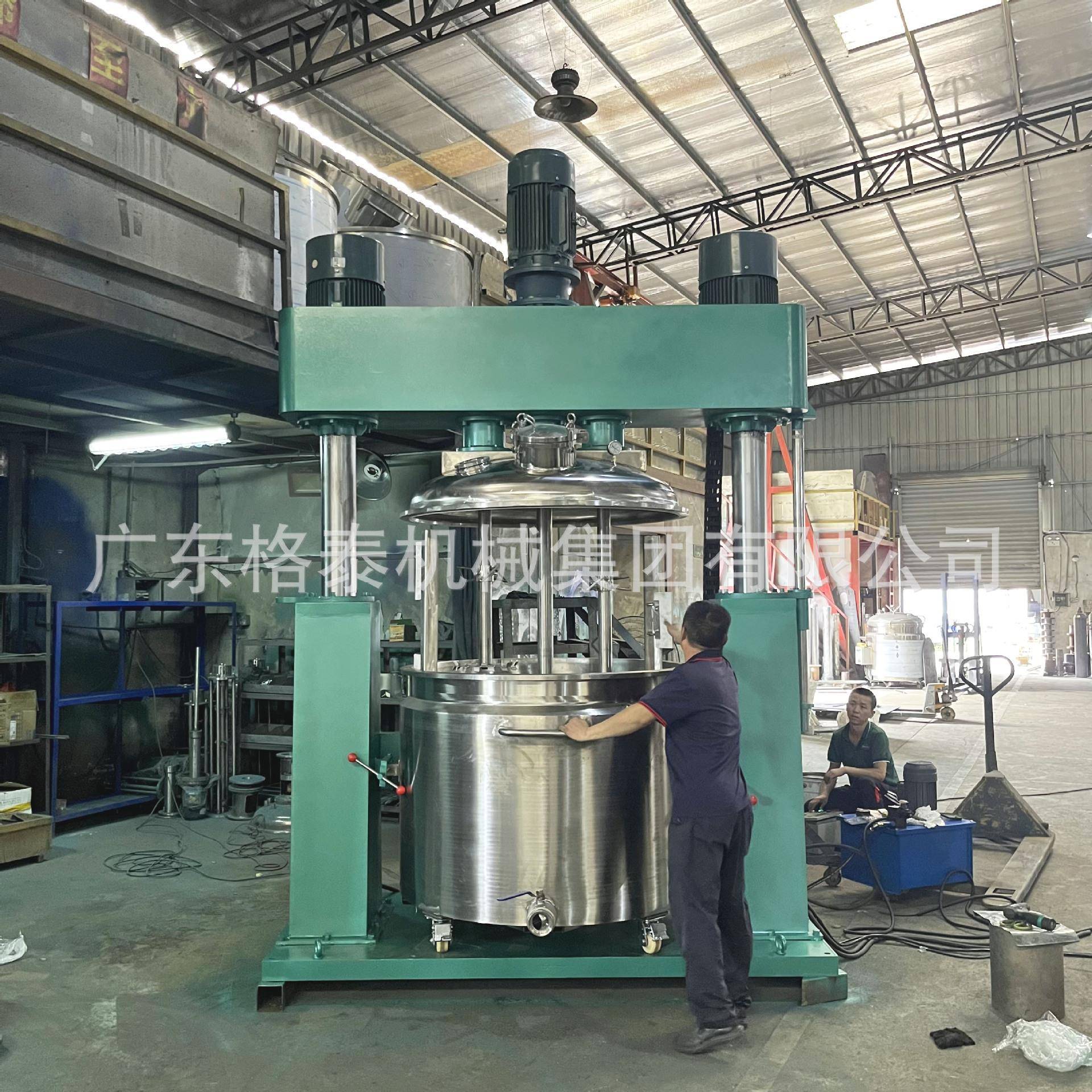 三轴真空分散机龙门式三轴行星搅拌机高粘度胶水三轴分散机