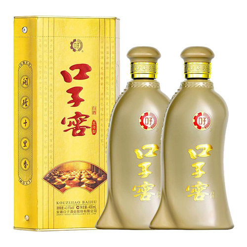 口子窖5年型40.8度400mL*2瓶