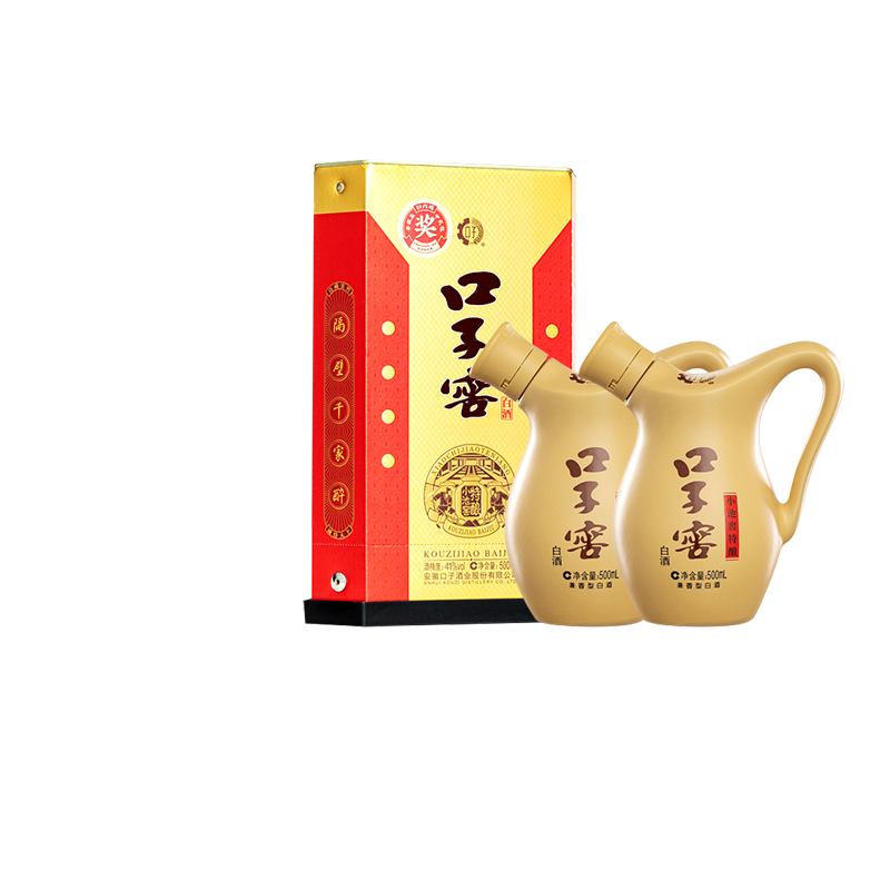 口子窖小池窖特酿41度500mL*2 双支装 纯粮口粮酒安徽兼香型白酒