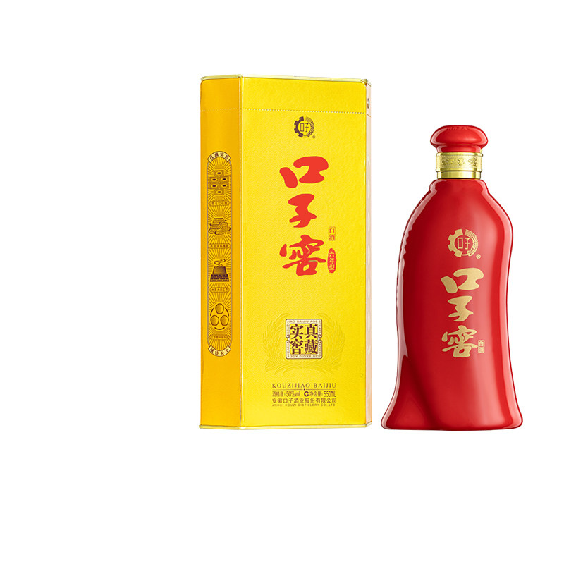口子窖六年型50度550ml单瓶装6年安徽兼香型纯粮口粮白酒送礼