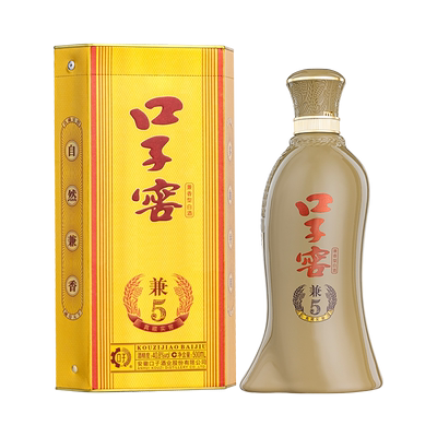 口子窖兼5系列 40.8度 500ml 兼香型白酒 礼送佳选
